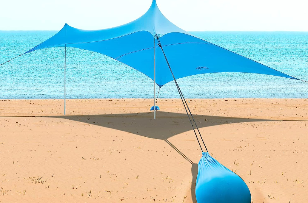 Night Cat Beach Tent Sun Protection Awning UPF 50+ UV Protection with