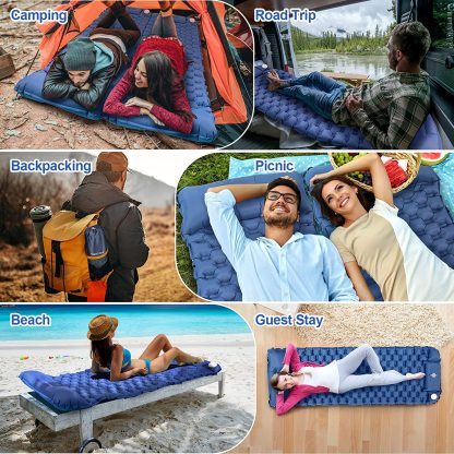 Night Cat New Type Inflatable Sleeping Pad for 1 person