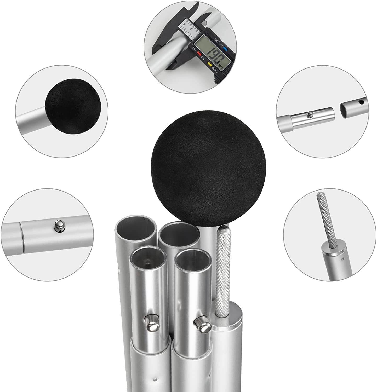 Night Cat Canopy Poles Beach Tent Shelter Poles Tent Poles Tarp Awning Poles Aluminum Adjustable Length Flexable Use