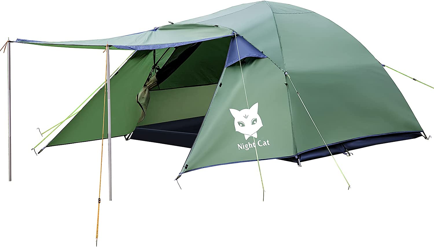 Night Cat BackPacking Tent 2 Man Person Waterproof Lightweight Easy Set Up for 