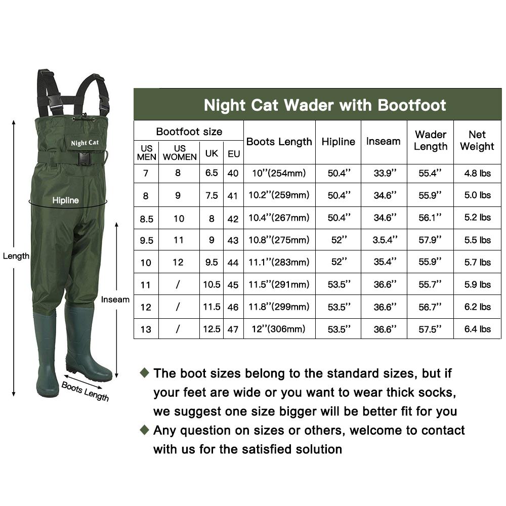 Night Cat Waterproof Fishing Wader for 