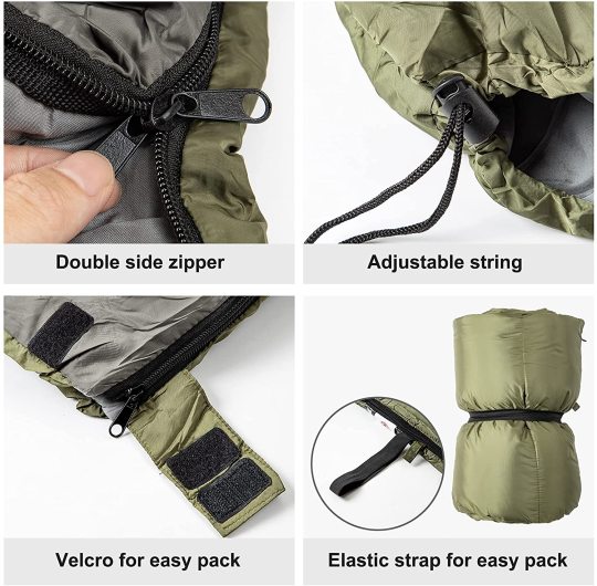 Best Backpacking Sleeping Bag | Ultralight Backpacking Sleeping Bag