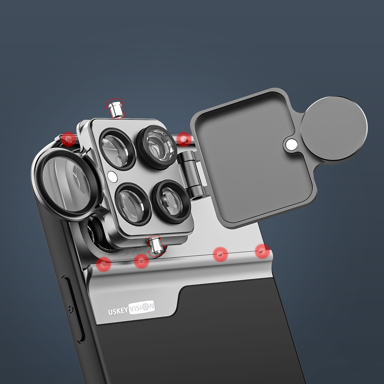 USKEYVISION Multi Phone Camera Lens for iPhone 12 Pro Max 180° Fisheye Lens for iPhone 12 Pro Max Smartphone Accessories UVMC-Max CPL Filter+10X 20X Macro+2X Telephoto USKEYVISION Multi Phone Camera Lens for iPhone 12 Pro Max 180° Fisheye Lens for iPhone 12 Pro Max Smartphone Accessories UVMC-Max CPL Filter+10X 20X Macro+2X Telephoto