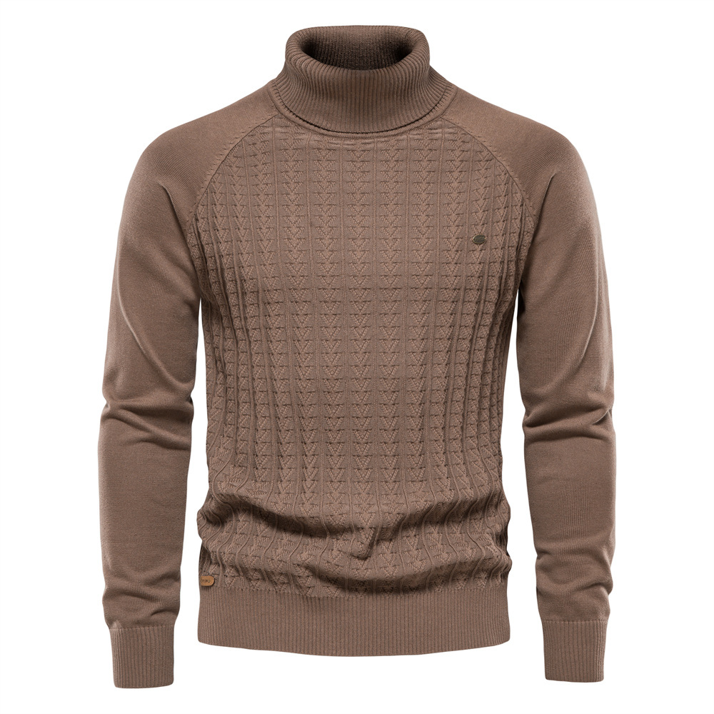 Men's New Turtleneck Pullover Sweater