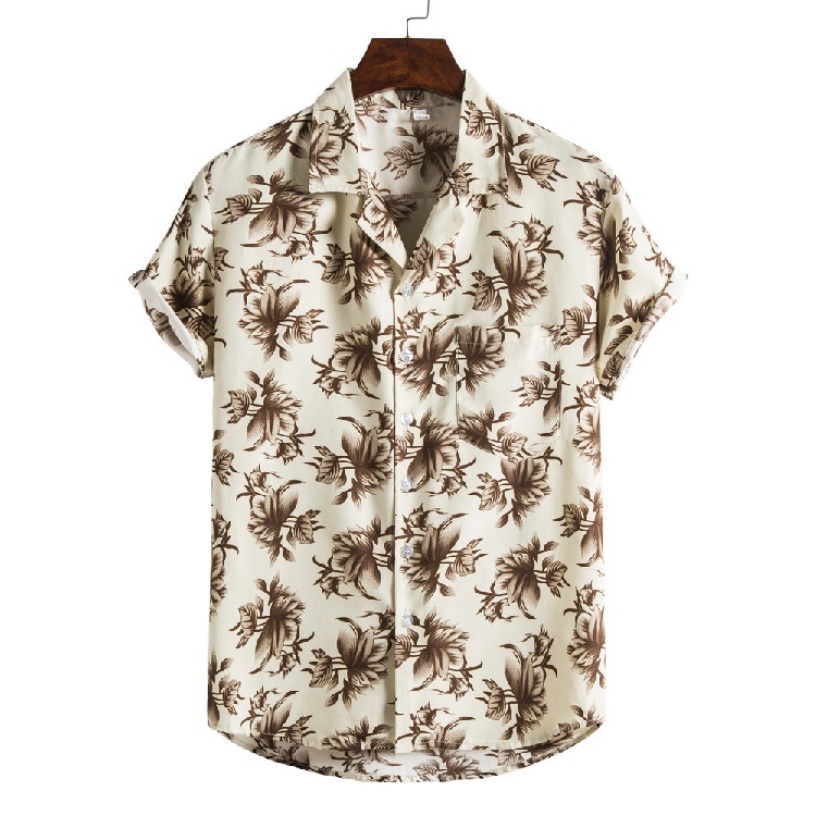 Men's Hawaiian Beach Style Short Sleeve Shirt