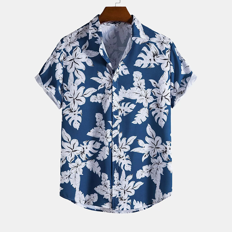 Tropical Floral Print Shirt