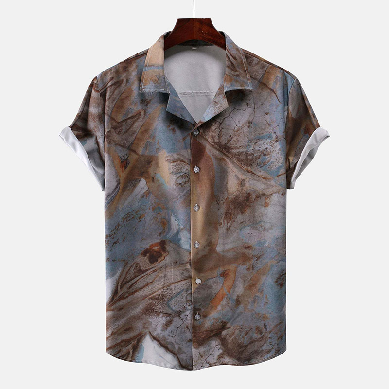 Abstract Print Revere Shirt