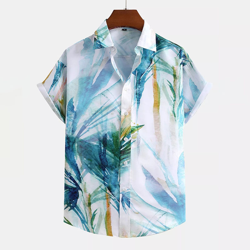 Botanical Watercolor Print Shirt