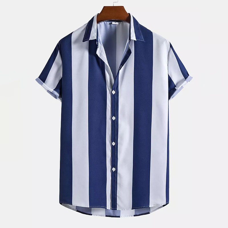 Wide striped Print Shirt