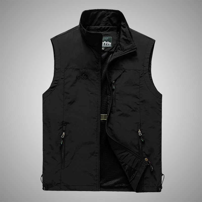 Men's Outdoor Casual Solid Color Vest