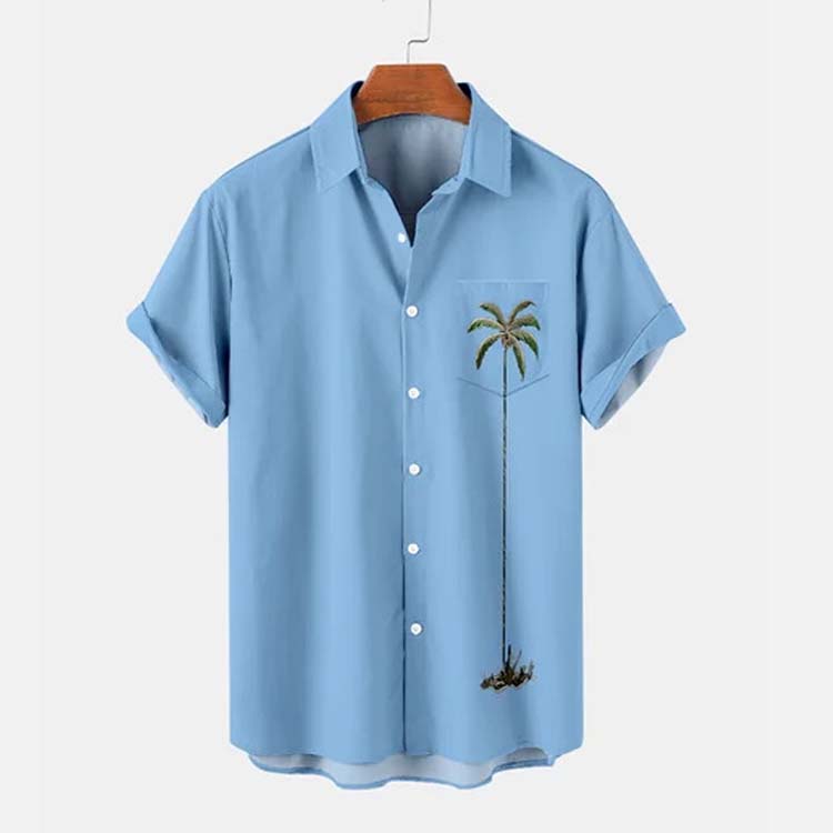 Men's Coconut Print Hawaiian Shirt