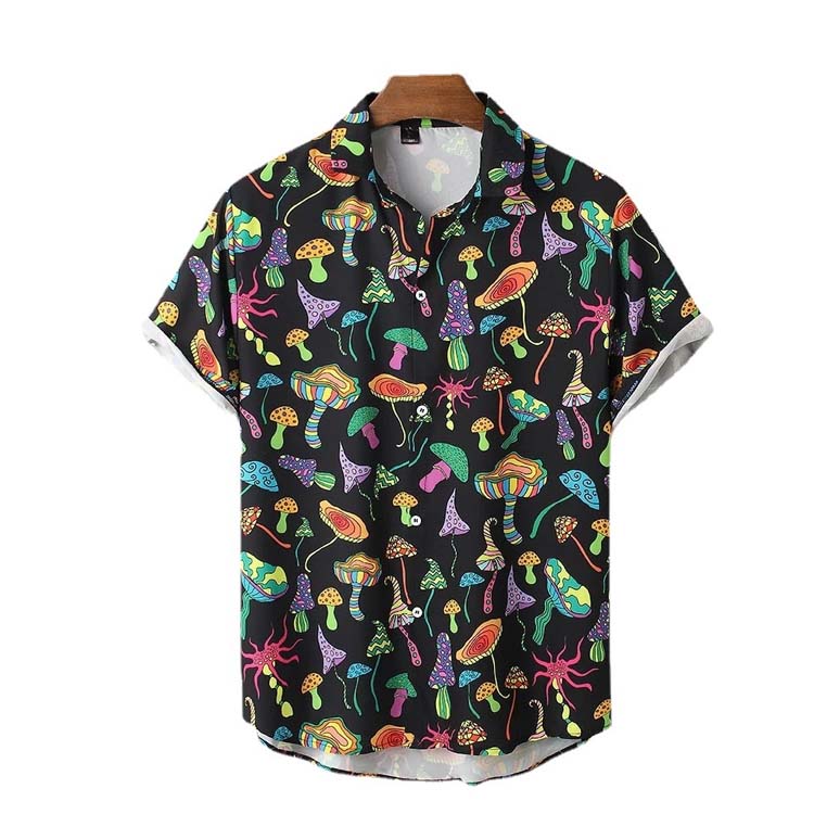 Men's Mushroom Print Shirt