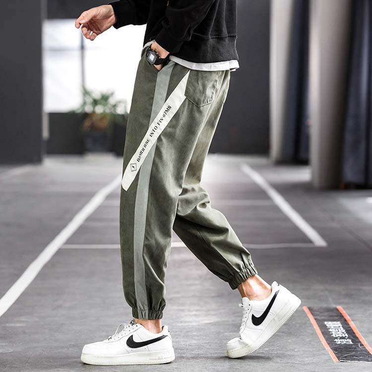 Casual Simple Restrained Cargo Pants