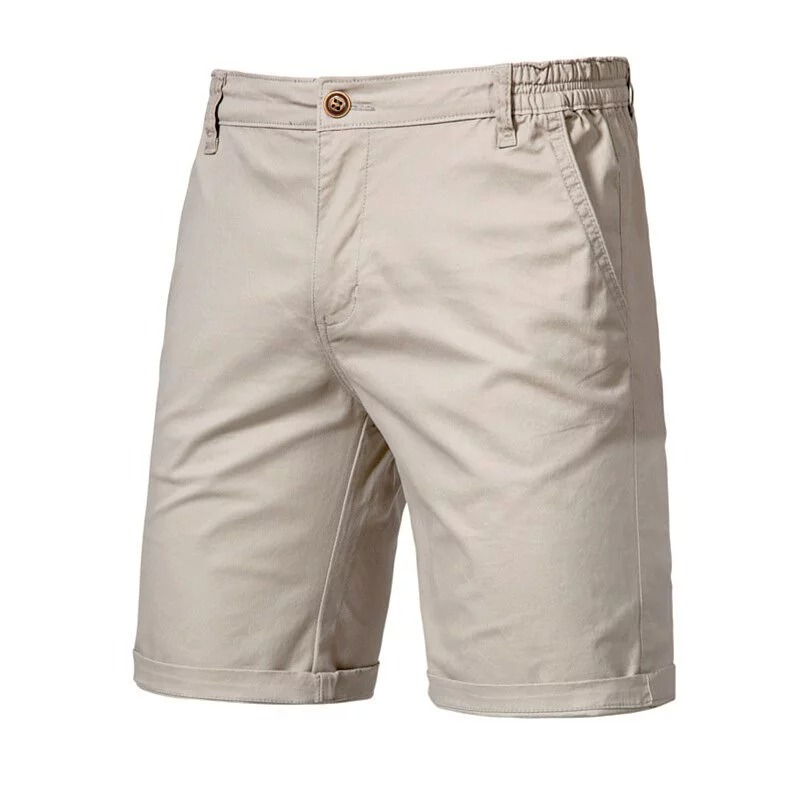 Lässige Fünf-Punkte-Hosen-Shorts aus einfarbiger Sommerbaumwolle