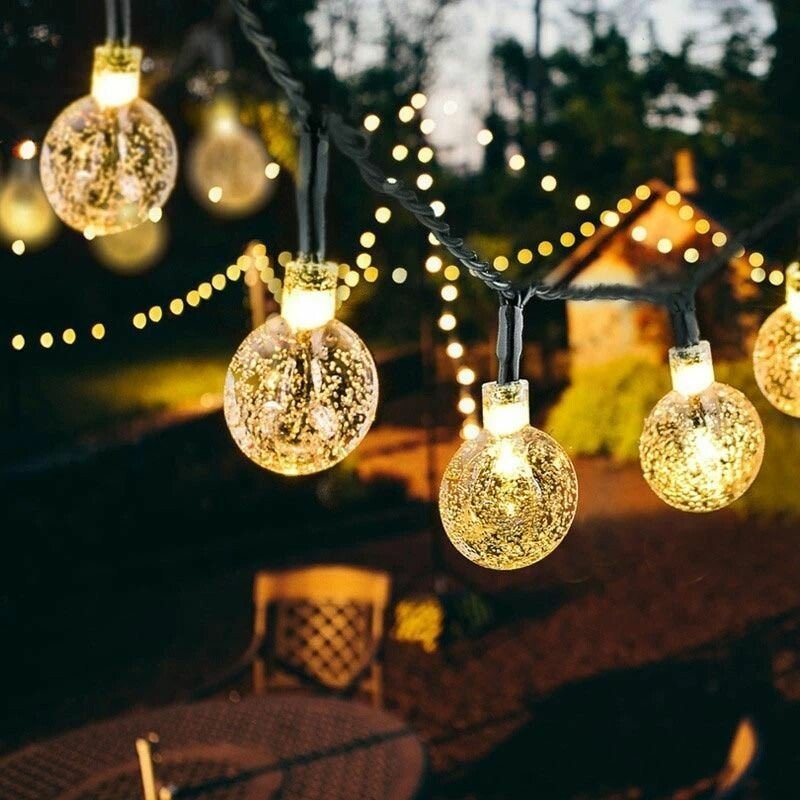 🔥Last Day Special Sale 70% OFF - Solar Powered LED Outdoor String Lights