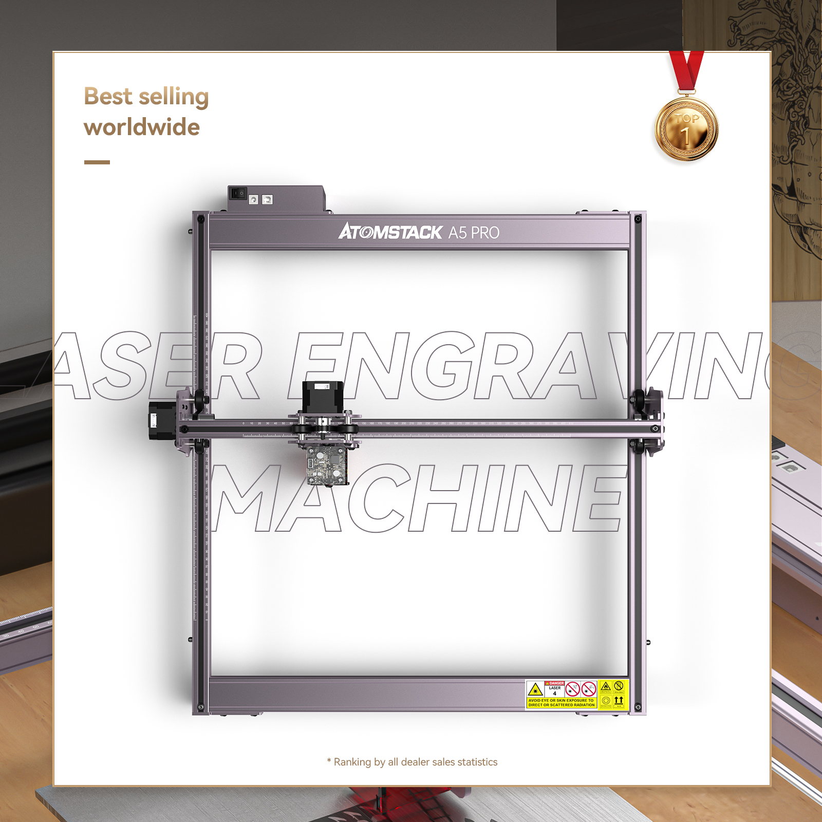 ATOMSTACK A5 PRO 40W Laser Engraving Machine [Refurbished]