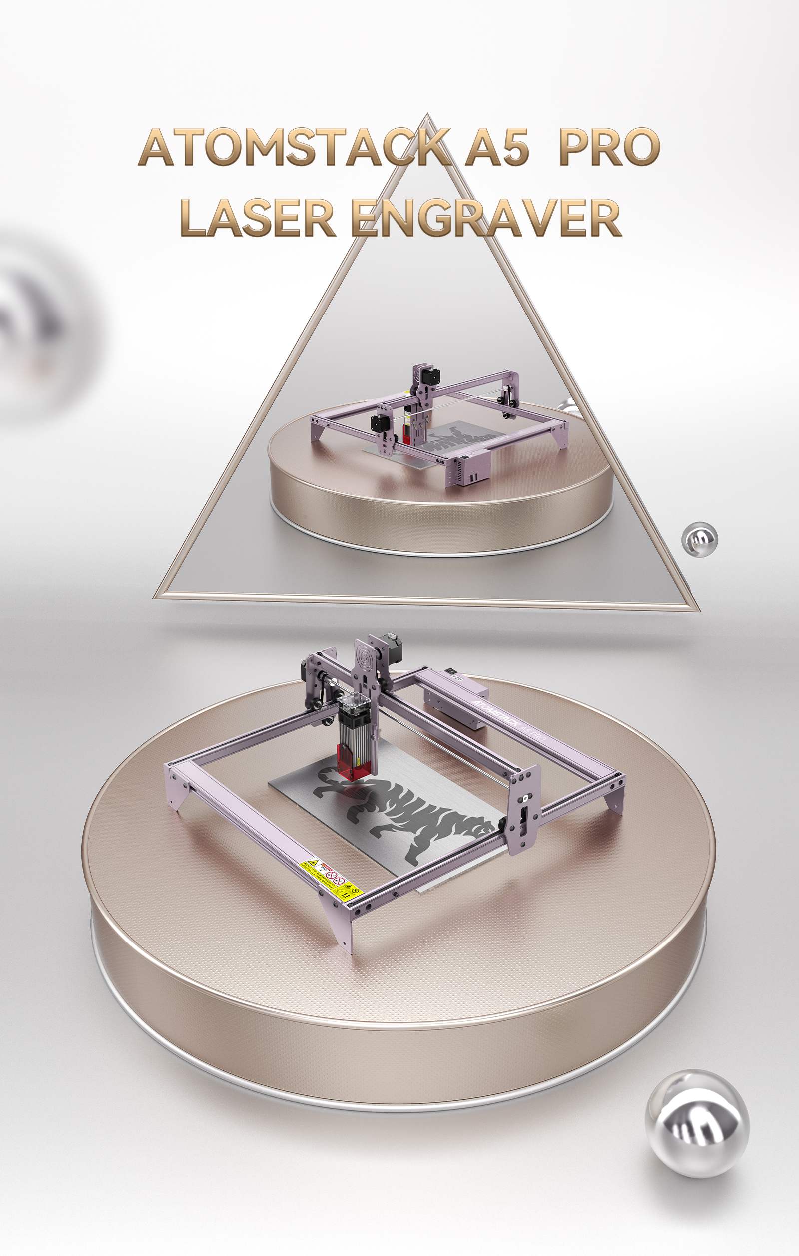 家庭用レーザー加工機 Atomstack A5 PRO+(2022年現行モデル