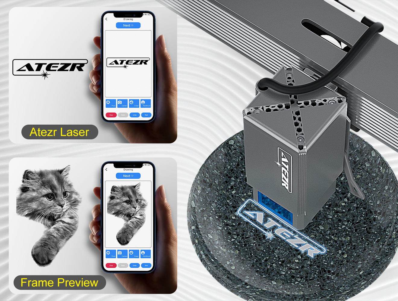 Atezr Laser Engraver Camera Kit 