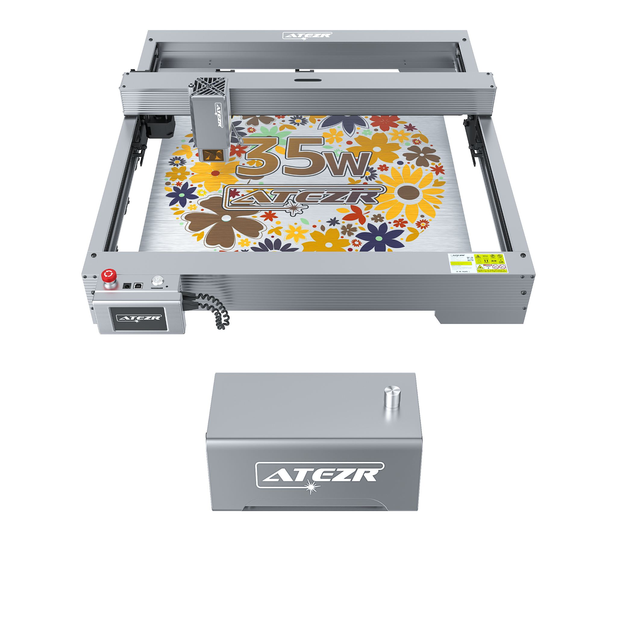 Atezr V35 PLUS 35W Laser Engraver with KA and KE Set [Pre-Sale]