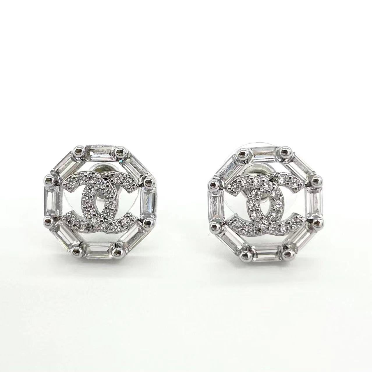 Chanel Polygon Earrings