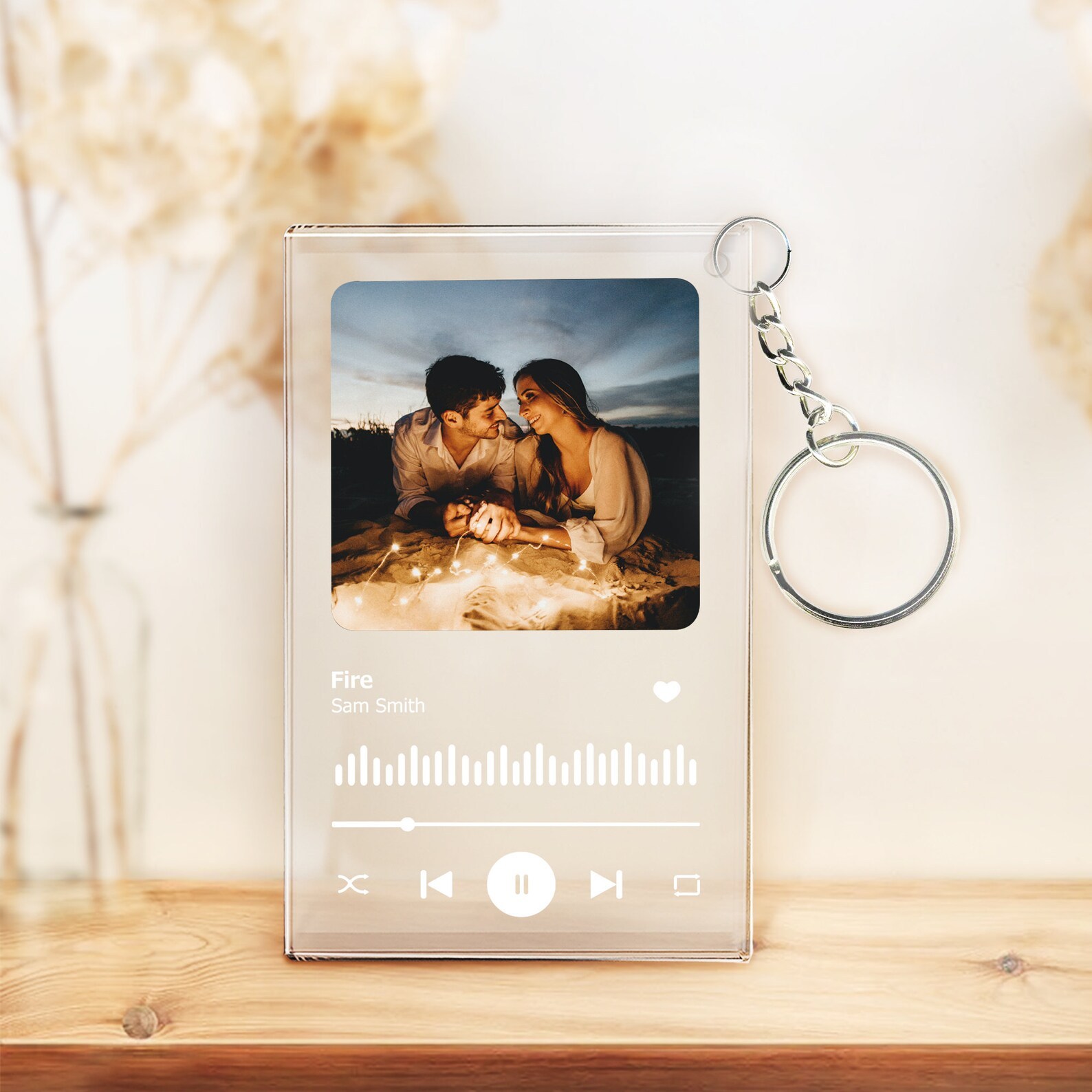 Custom Code Keychain Photo