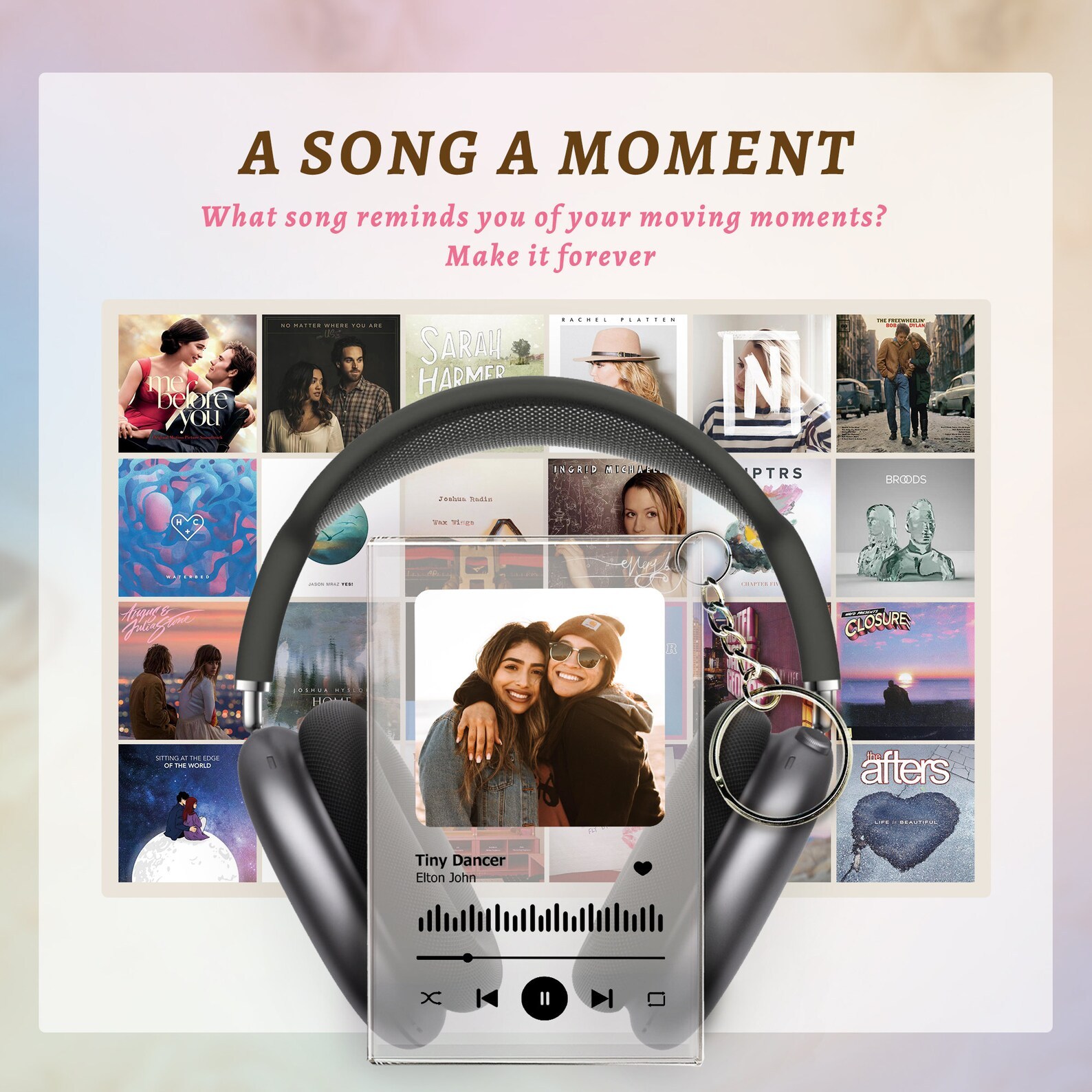 Custom Code Keychain Photo