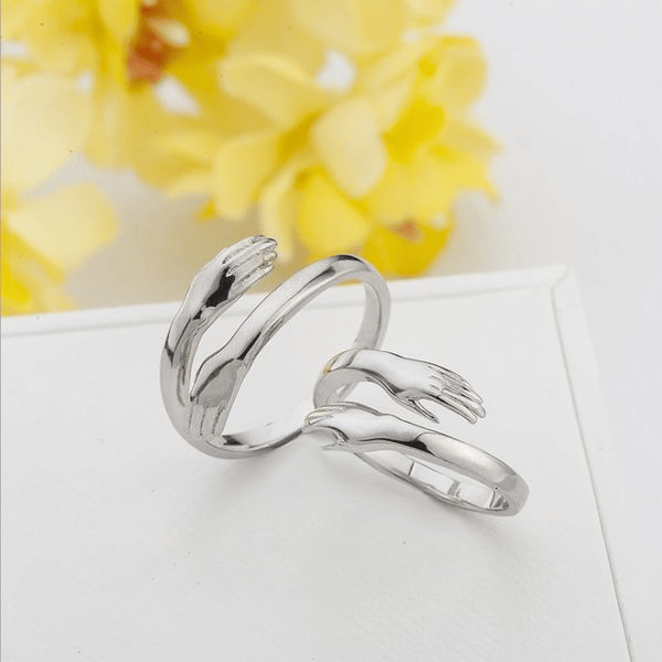 Adjustable Couple Hug Ring-BUNNYKACHU