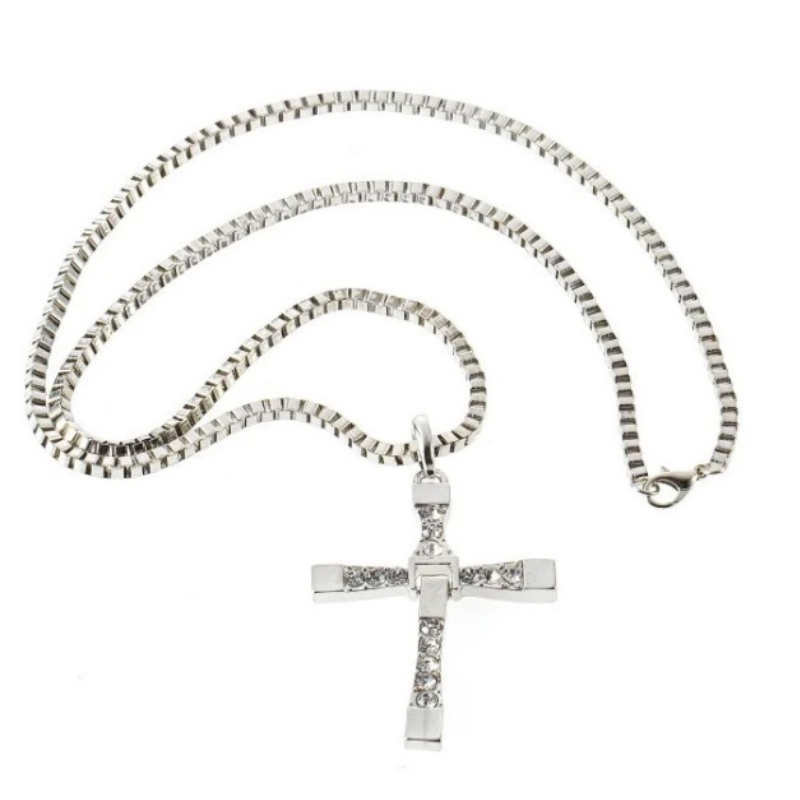 Iconic Fast & Furious Cross Necklace-BUNNYKACHU