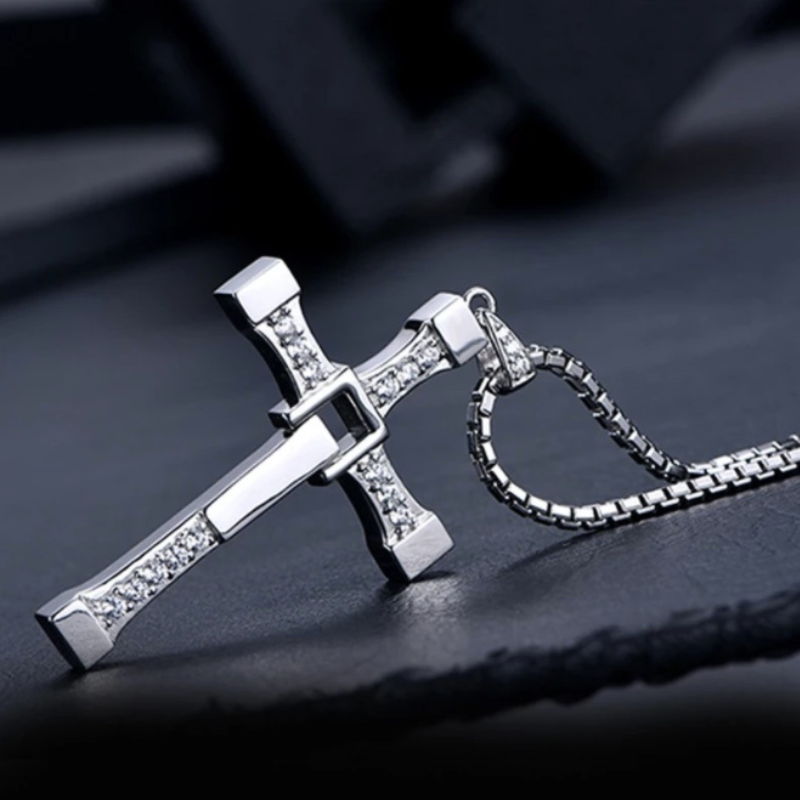Iconic Fast & Furious Cross Necklace-BUNNYKACHU