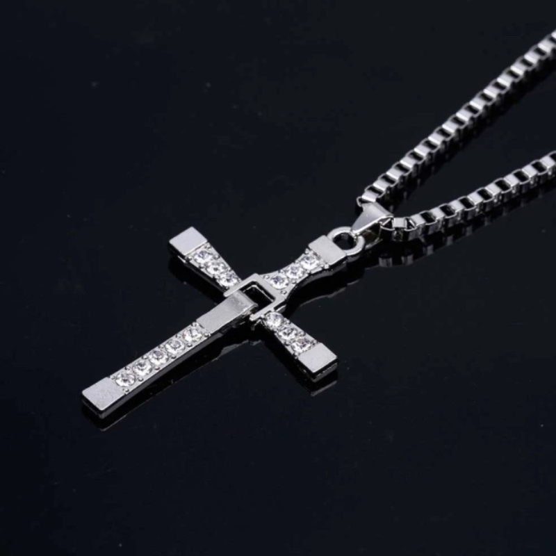 Iconic Fast & Furious Cross Necklace-BUNNYKACHU