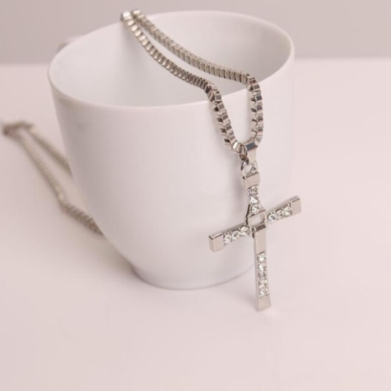 Iconic Fast & Furious Cross Necklace-BUNNYKACHU