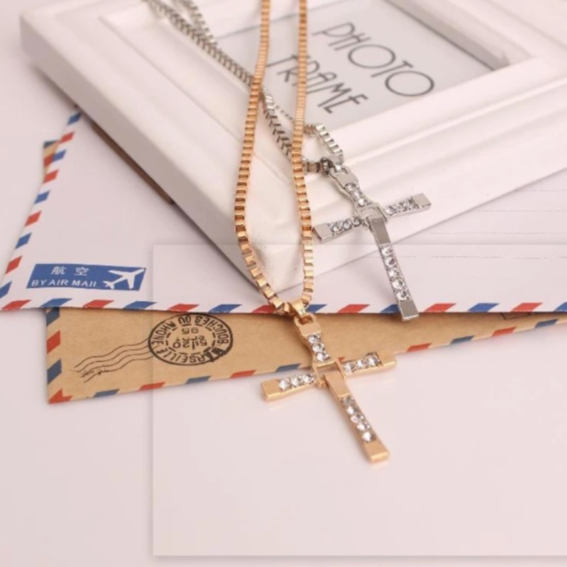 Iconic Fast & Furious Cross Necklace-BUNNYKACHU