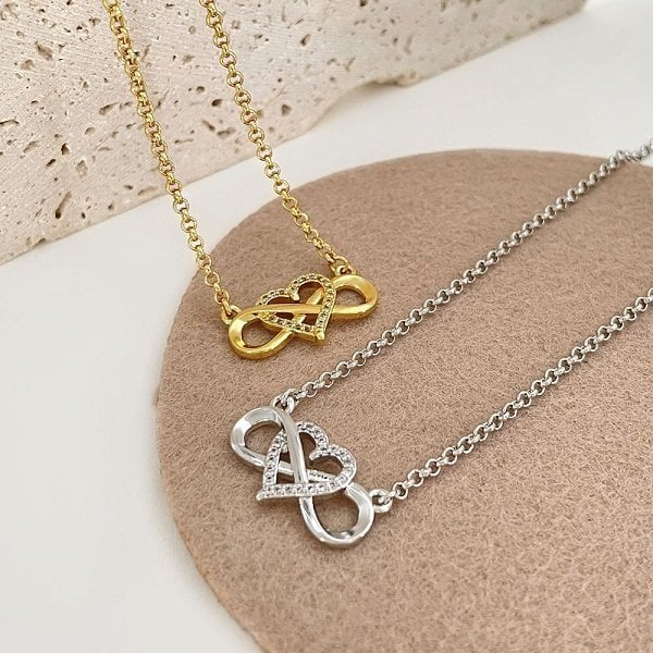 🔥Infinite Love Necklace-''I love you until infinity runs out''👩❤️👧-BUNNYKACHU