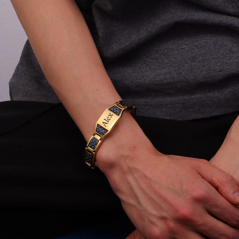 Personalized men's energy bracelet-BUNNYKACHU