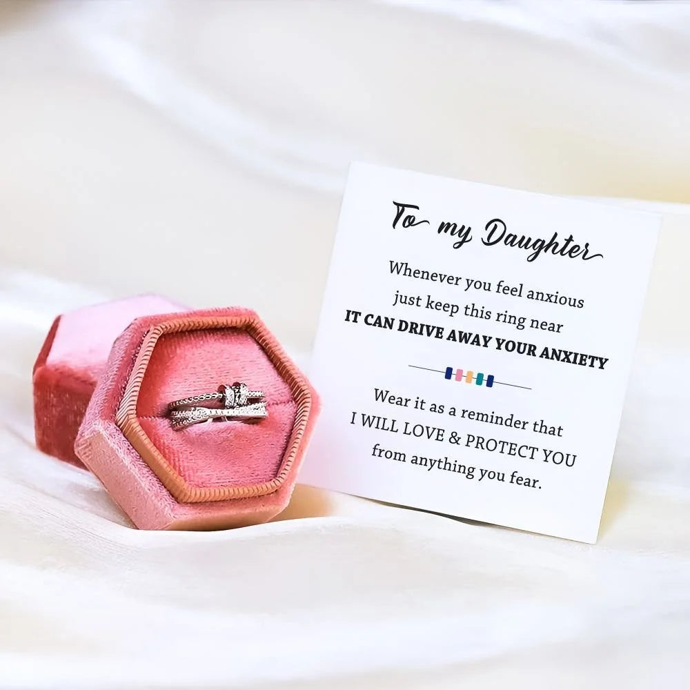 FOR DAUGHTER - DRIVE AWAY YOUR ANXIETY FIDGET RINGS-BUNNYKACHU