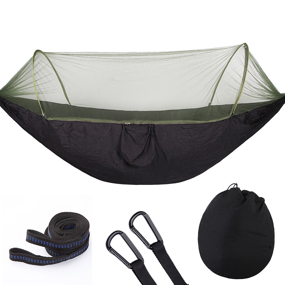 Quick Opening Hammock With Mosquito Net-BUNNYKACHU