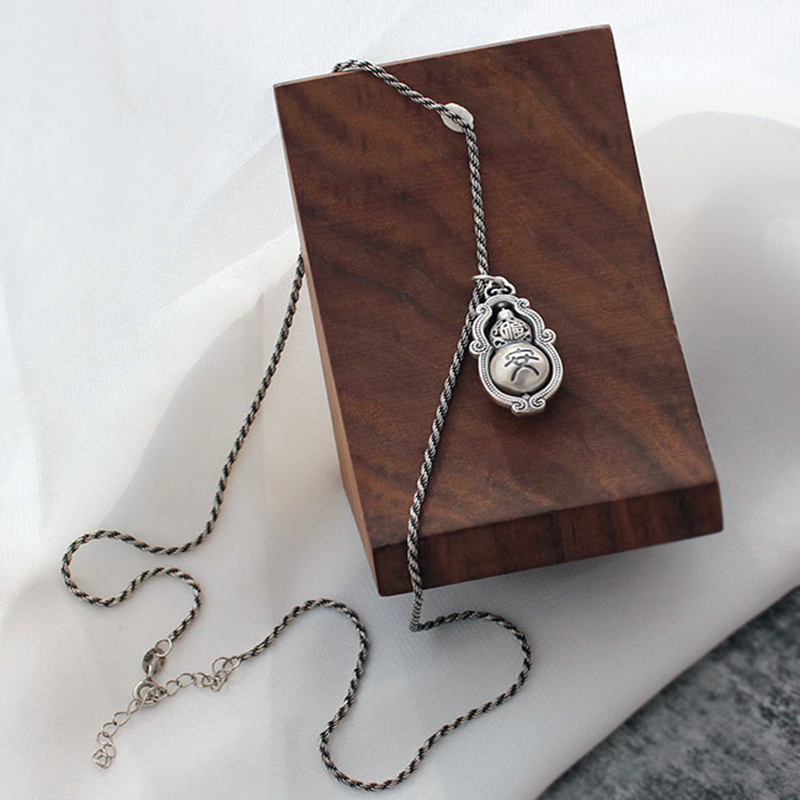 S925 silver gourd necklace-BUNNYKACHU