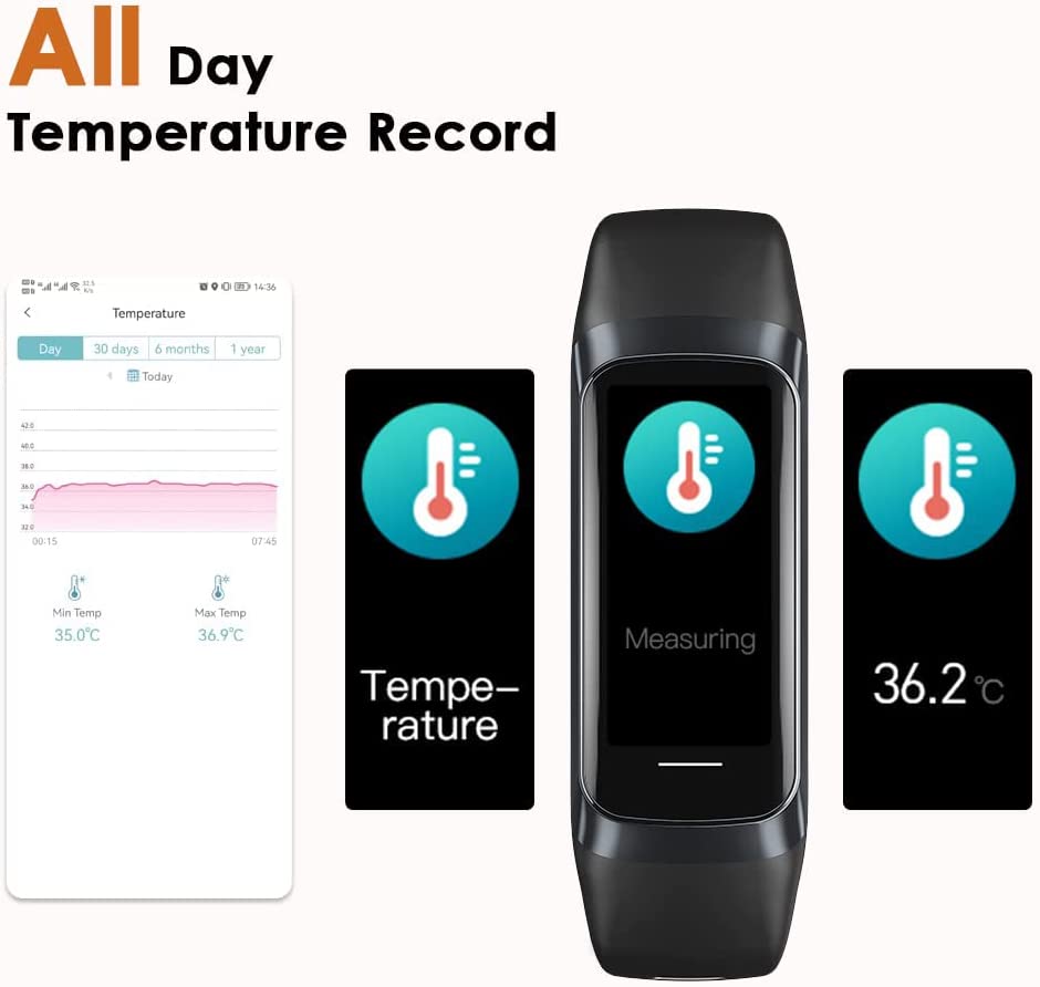 [All day monitoring of heart rate and blood pressure]1.10-inch AMOLED color display smartwatch-BUNNYKACHU