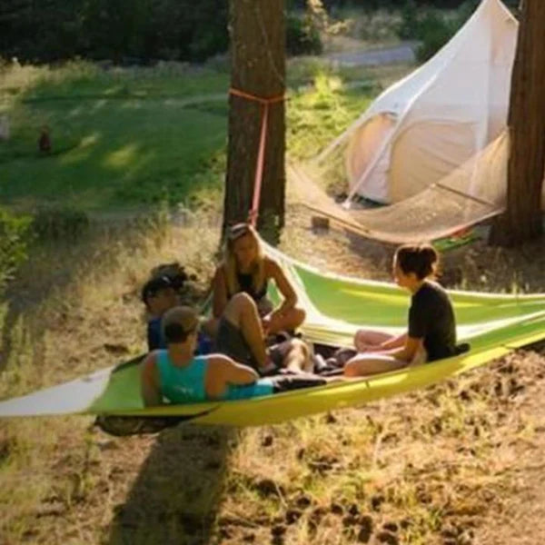 MULTI-PERSON HAMMOCK- PATENTED 3 POINT DESIGN-BUNNYKACHU