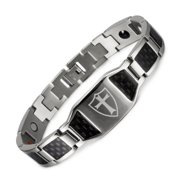 Men's Jesus cross energy bracelet-BUNNYKACHU