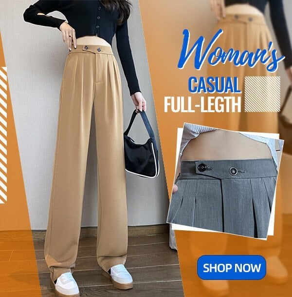 ✨Store promotion✨Woman's Casual Full-Length Loose Pants-BUNNYKACHU