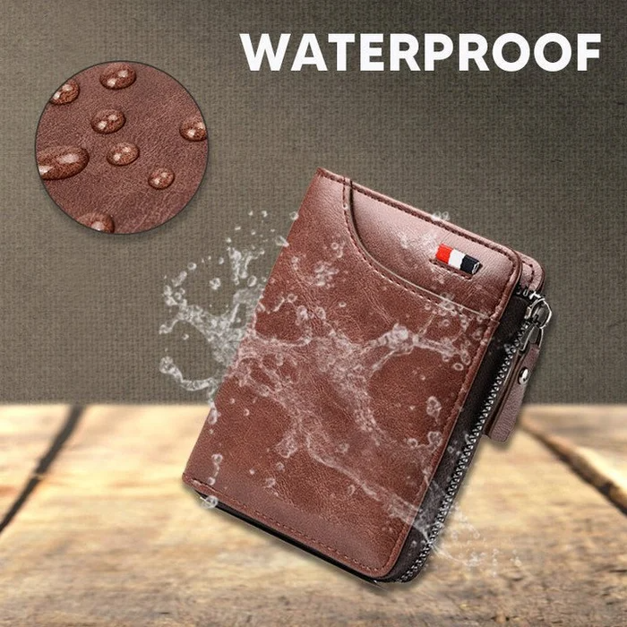 Multi-functional RFID Blocking Waterproof Durable PU Leather Wallet✨💰-BUNNYKACHU