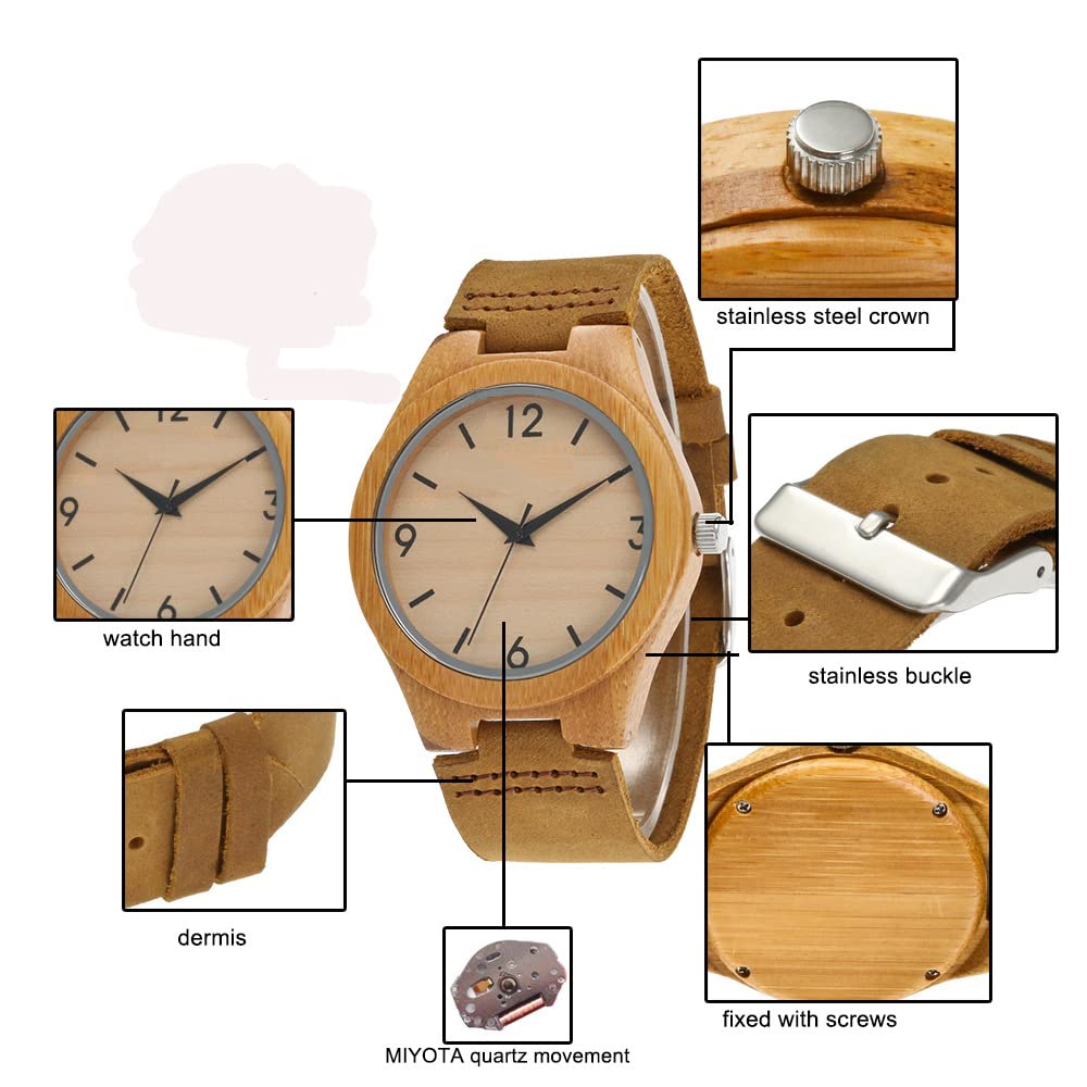 SJ1448 Personalized Wooden Watch-BUNNYKACHU