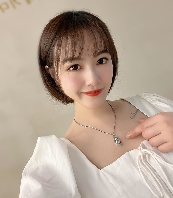 S925 silver gourd necklace-BUNNYKACHU