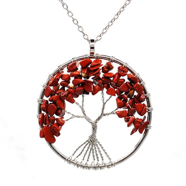 Tree of Life Crystal Necklace-BUNNYKACHU