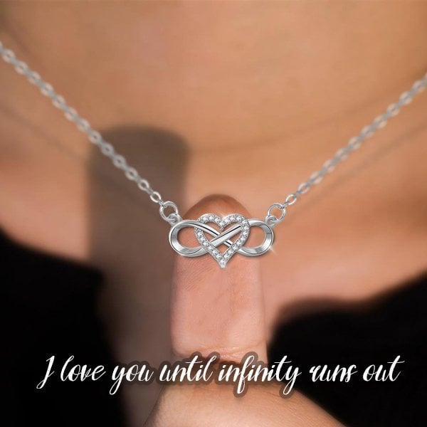 🔥Infinite Love Necklace-''I love you until infinity runs out''👩❤️👧-BUNNYKACHU