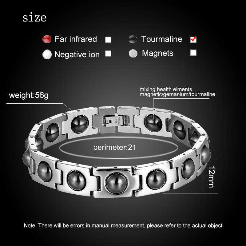 2023 New Rotatable Magnet Bead Titanium Steel Bracelet-BUNNYKACHU