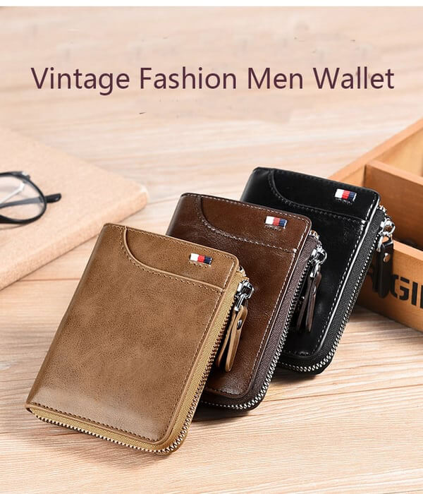 Multi-functional RFID Blocking Waterproof Durable PU Leather Wallet✨💰-BUNNYKACHU