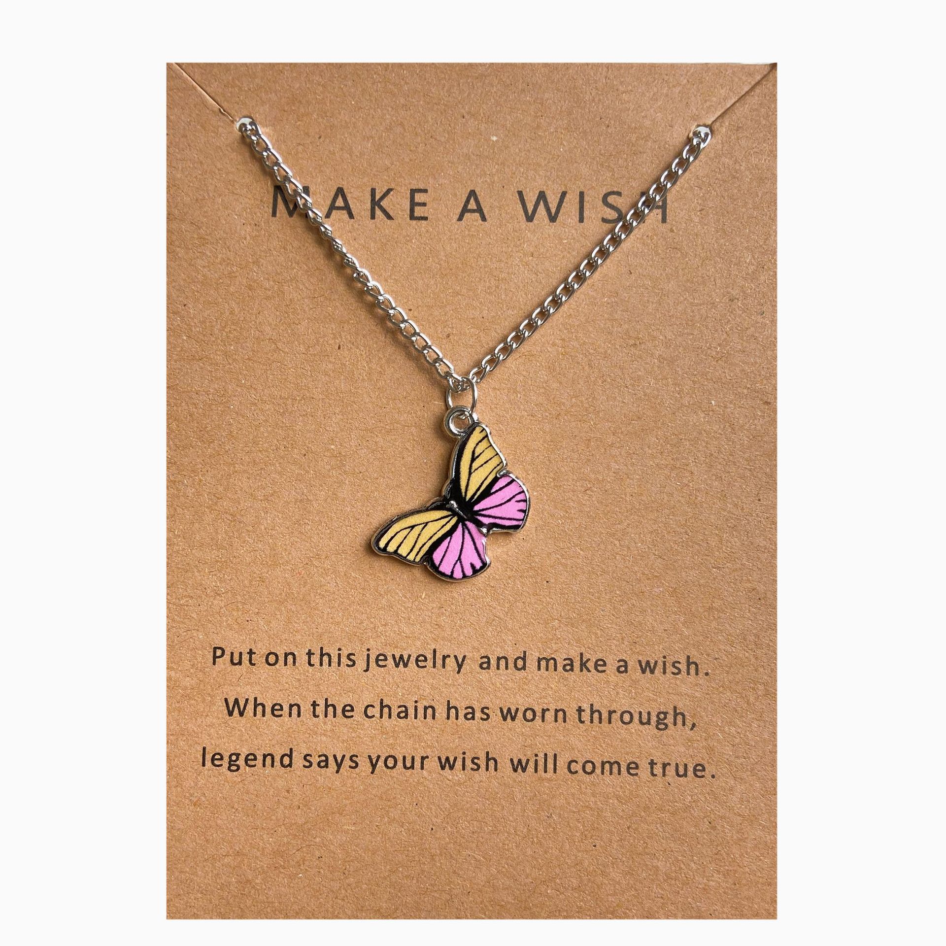 Bohemian fashion butterfly necklace-BUNNYKACHU