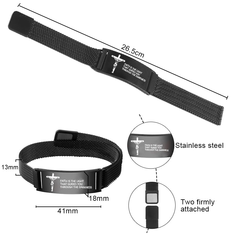 Dr. Magnetic DRM41 Bracelet - Stainless Steel - Men-BUNNYKACHU